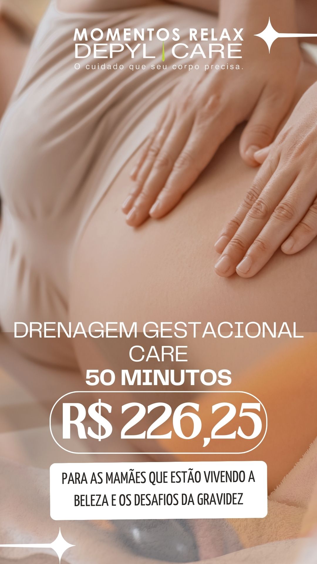 Drenagem Gestacional Care – 50 minutos