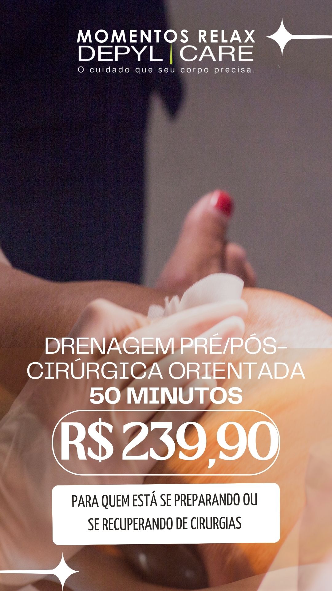 Drenagem Pré/Pós-Cirúrgica Orientada – 50 minutos