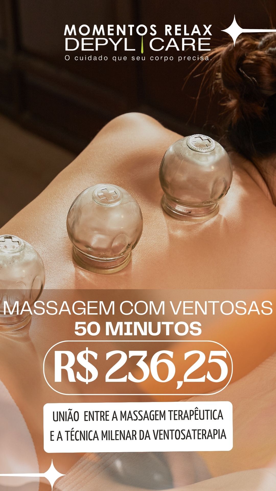 Massagem com Ventosas – 50 minutos