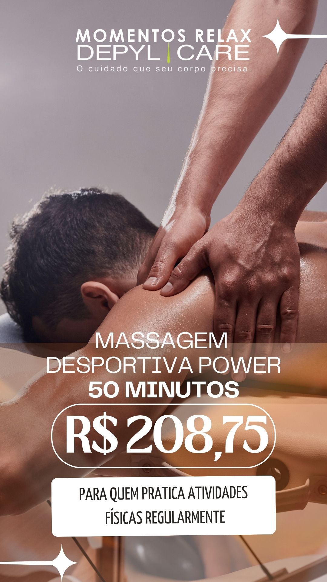 Massagem Desportiva Power – 50 minutos